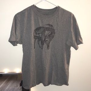 Grey Patagonia Organic Cotton T Shirt